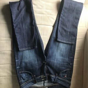 Hudson Jeans Dark Low Rise Stretch BootcutSz 27/31